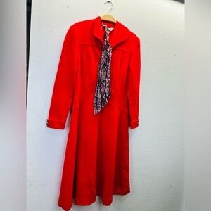 Jax Scarlet Long Sleeve Dress
